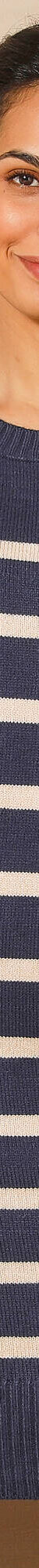 Gestreepte trui-jurk in marinestijl (marine / goudkleurig) Gestreepte trui-jurk in marinestijl (marine / goudkleurig)